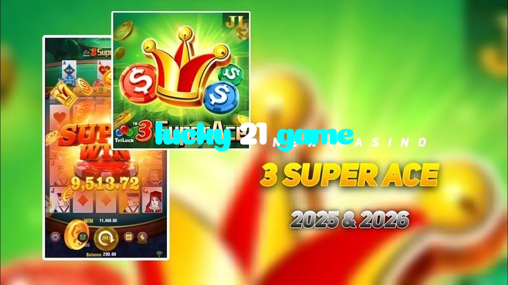 lucky 21 game casino presented on mobile device in Pakistan with slots and live games